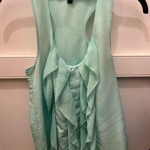 Aqua/Bloomingdale’s Ruffle Tank